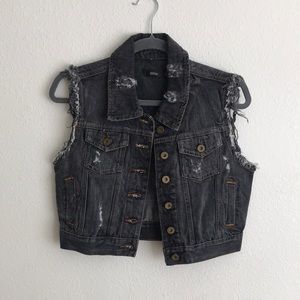 💰BOGO💰 Distressed Denim Vest